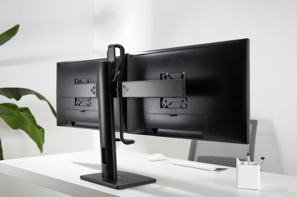 SOPORTE DE MESA GEMBIRD PARA DOS MONITORES ALTURA REGULABLE - detalle