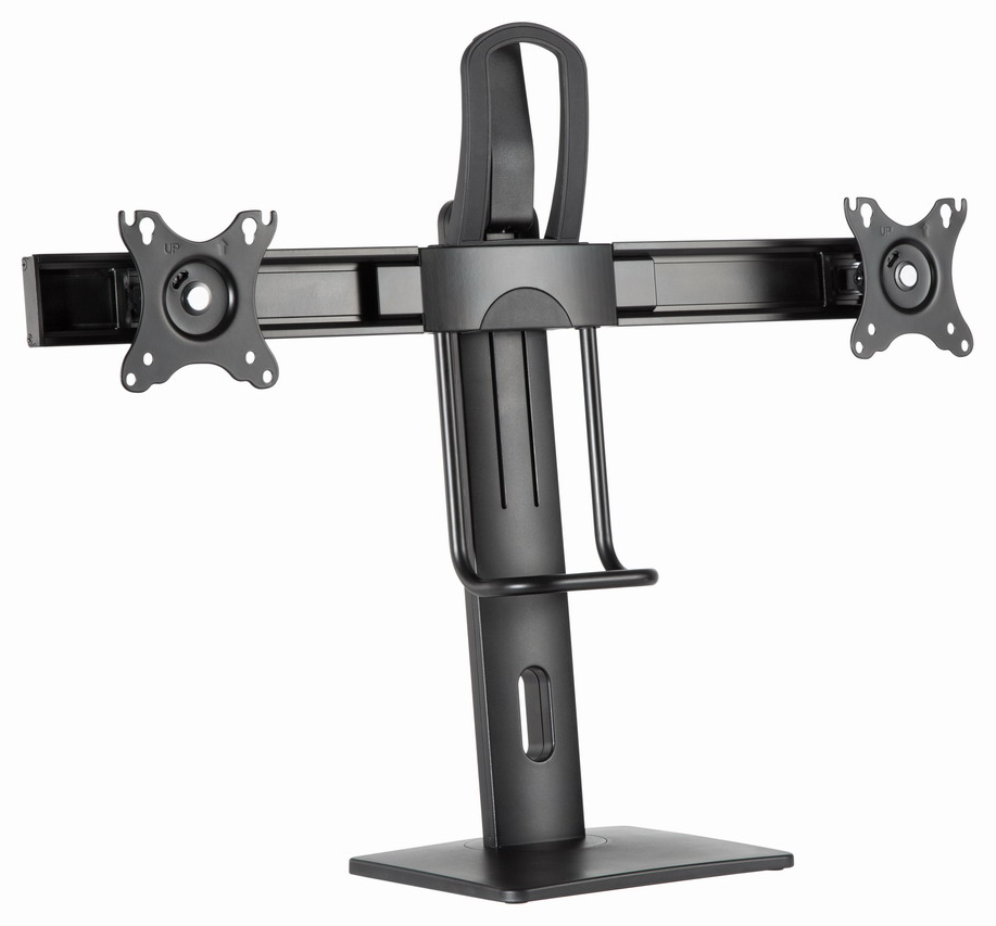 SOPORTE DE MESA GEMBIRD PARA DOS MONITORES ALTURA REGULABLE
