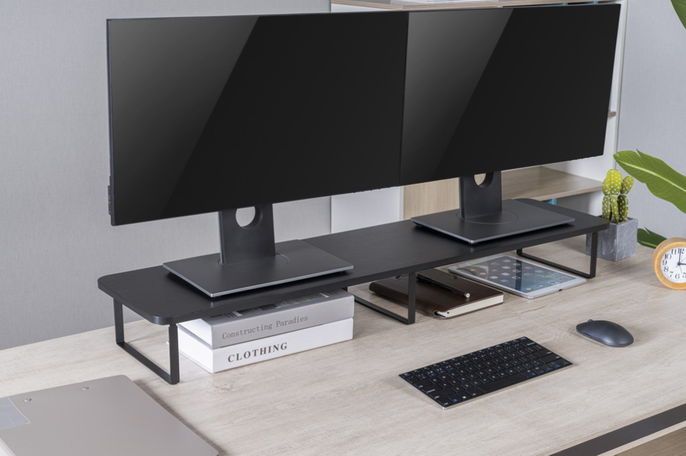 SOPORTE DE MONITOR GEMBIRD PARA DOS MONITORES FORMA RECTANGULAR - detalle
