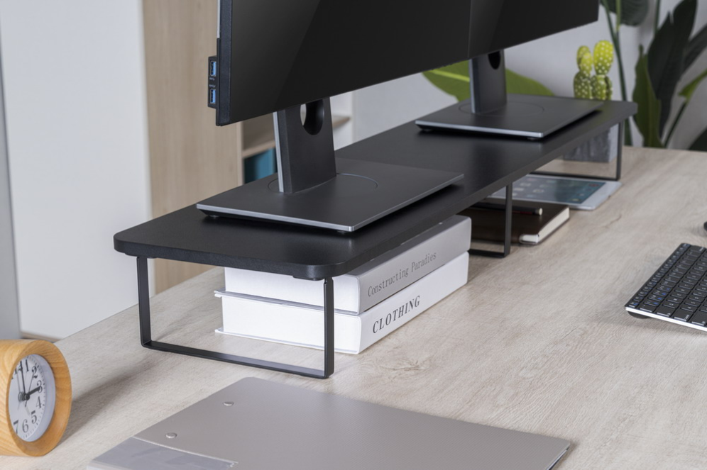 SOPORTE DE MONITOR GEMBIRD PARA DOS MONITORES FORMA RECTANGULAR - detalle