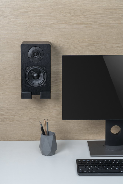 SOPORTE DE PARED GEMBIRD PARA BARRA DE SONIDO NEGRO - detalle