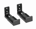 Gembird WM-SB-01 soporte de altavoz Pared Acrilonitrilo butadieno estireno (ABS). Acero Negro
