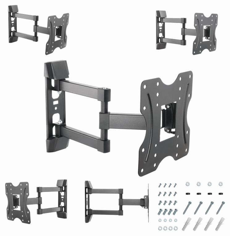 SOPORTE DE PARED GEMBIRD PARA TV DE MOVIMIENTO COMPLETO 23-42 PULGADAS
