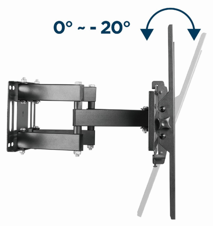 SOPORTE DE PARED GEMBIRD PARA TV DE MOVIMIENTO COMPLETO 37-70 - detalle