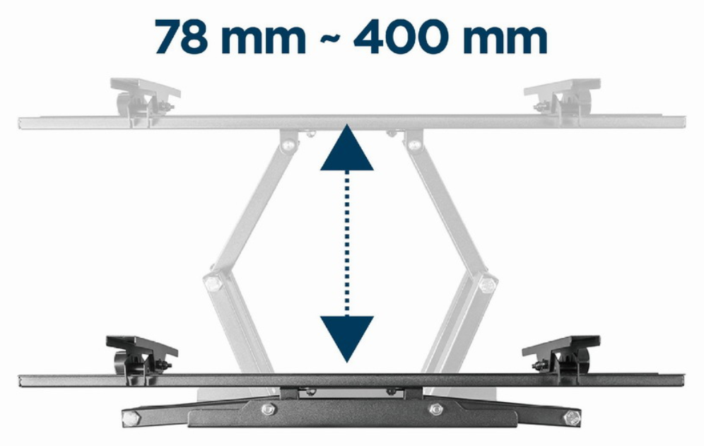SOPORTE DE PARED GEMBIRD PARA TV DE MOVIMIENTO COMPLETO 37-70 - detalle