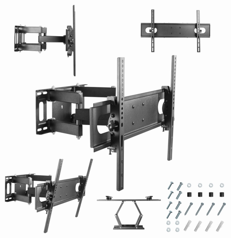 SOPORTE DE PARED GEMBIRD PARA TV DE MOVIMIENTO COMPLETO 37-70 - detalle