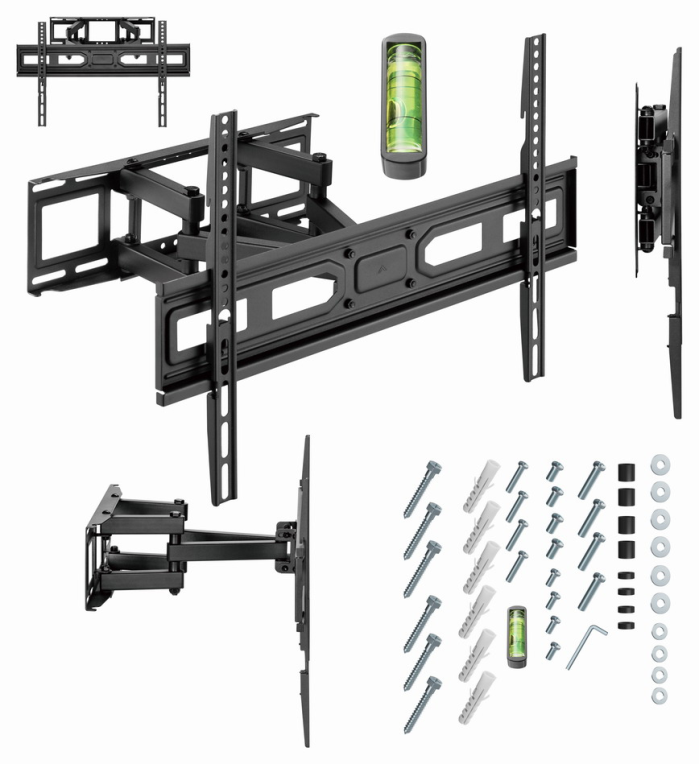 SOPORTE DE PARED GEMBIRD PARA TV DE MOVIMIENTO COMPLETO 37- 80 PULGADAS - detalle