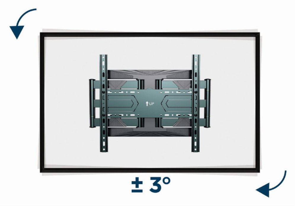 SOPORTE DE PARED GEMBIRD PARA TV DE MOVIMIENTO COMPLETO 40-80 - detalle