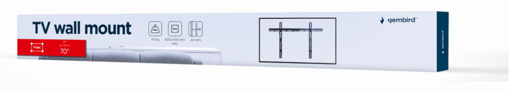 SOPORTE DE PARED GEMBIRD PARA TV (FIJO) 37-70 - detalle