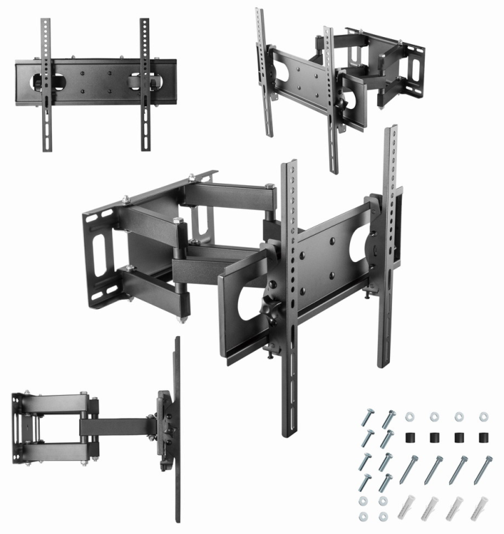 SOPORTE DE PARED GEMBIRD PREMIUM PARA TV DE MOVIMIENTO COMPLETO 32-55 35 KG - detalle