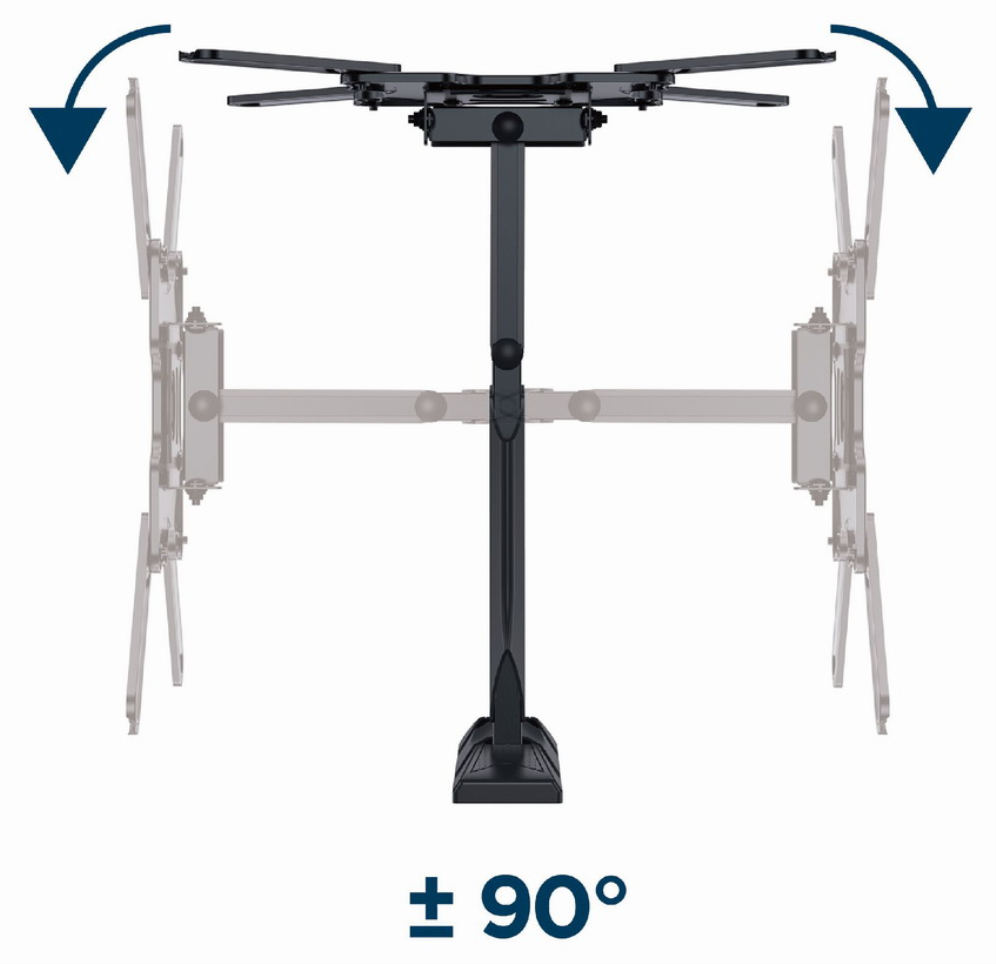 SOPORTE DE PARED GEMBIRD PREMIUM PARA TV MOV. COMPLETO 32-55 32 KG - detalle