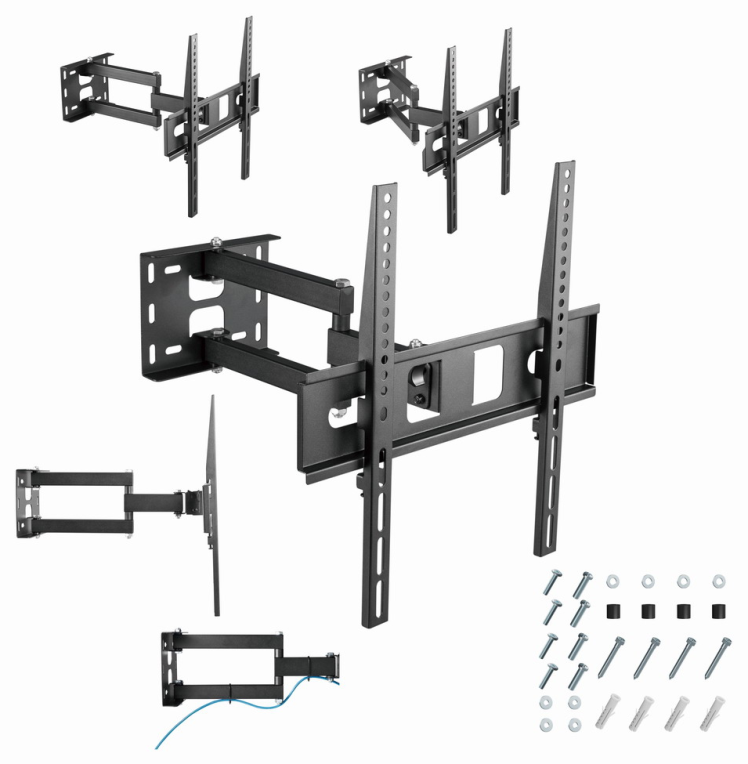 SOPORTE DE PARED GEMBIRD PREMIUM PARA TV MOVIMIENTO COMPLETO 32-55 35 KG - detalle