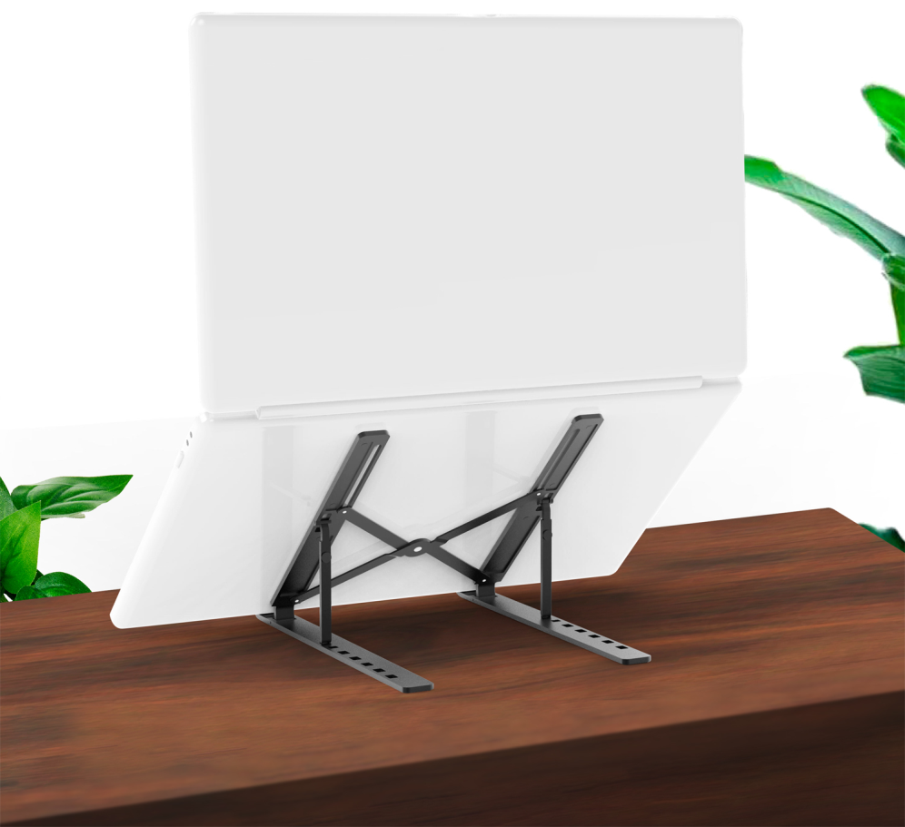 SOPORTE DE SOBREMESA AISENS AJUSTABLE PARA PORTATIL TABLET GRIS - detalle