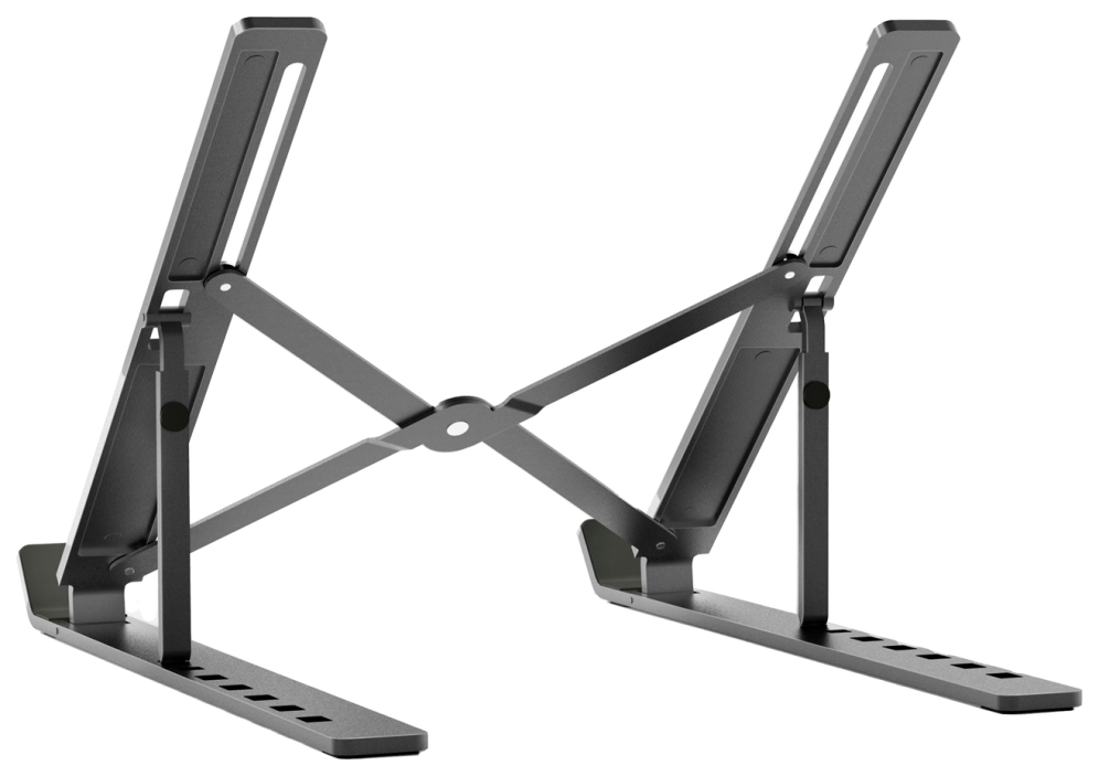 SOPORTE DE SOBREMESA AISENS AJUSTABLE PARA PORTATIL TABLET GRIS - detalle