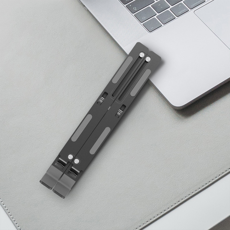 SOPORTE DE SOBREMESA AISENS AJUSTABLE PARA PORTATIL TABLET GRIS - detalle