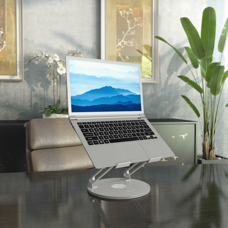 SOPORTE DE SOBREMESA AISENS XL GIRATORIO AJUSTABLE PORTATIL 10-17 - detalle