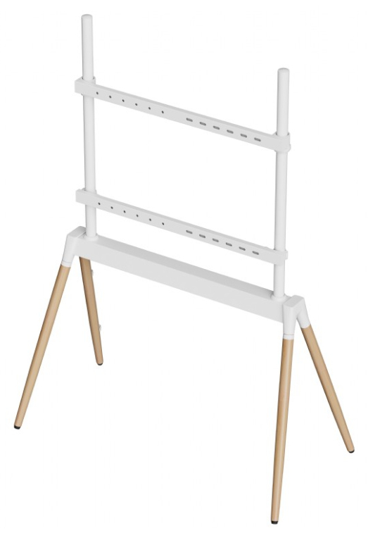 SOPORTE DE SUELO GEMBIRD PARA TV 55" - 86" BLANCO/MADERA - detalle