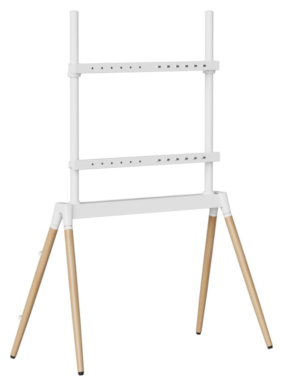 SOPORTE DE SUELO GEMBIRD PARA TV 55" - 86" BLANCO/MADERA