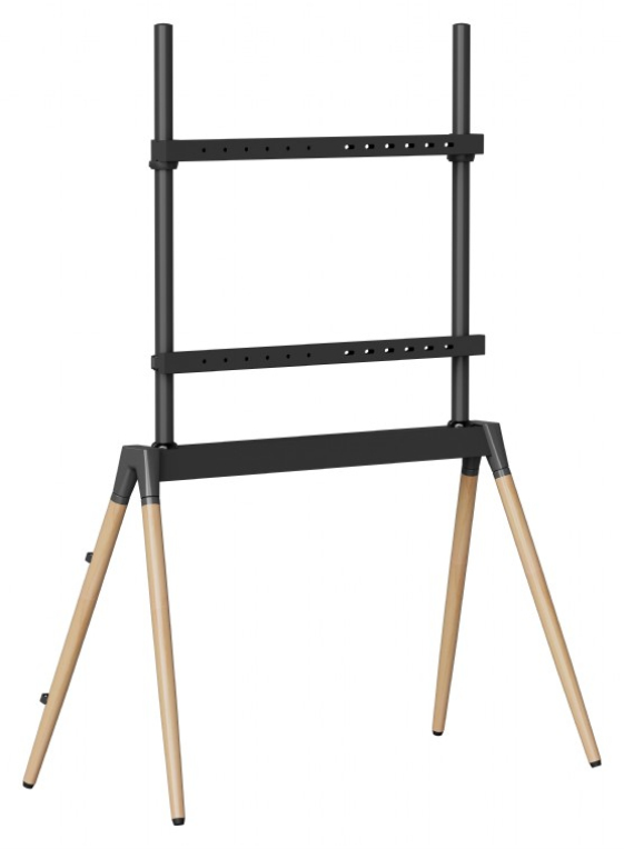 SOPORTE DE SUELO GEMBIRD PARA TV 55" - 86" NEGRO/MADERA - detalle