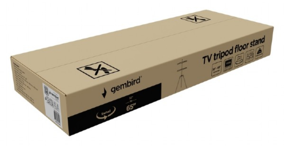 SOPORTE DE SUELO GEMBIRD TRIPODE PARA TV (GIRATORIO) 32" - 65" - detalle