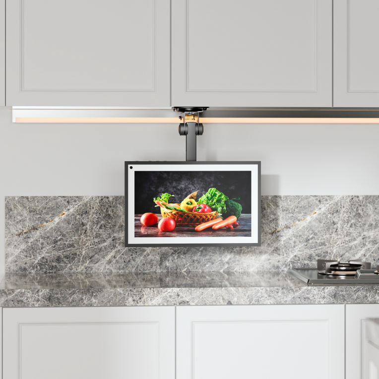 SOPORTE DE TECHO AISENS GIRATORIO PLEGABLE PARA MONITORTV 20KG DE 19-43 NEGRO - detalle