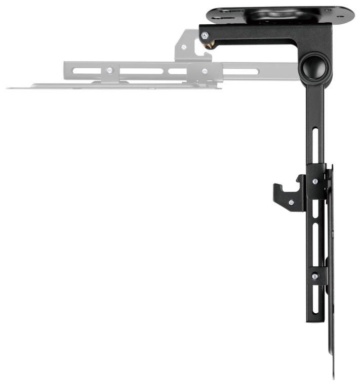 SOPORTE DE TECHO AISENS GIRATORIO PLEGABLE PARA MONITORTV 20KG DE 19-43 NEGRO - detalle