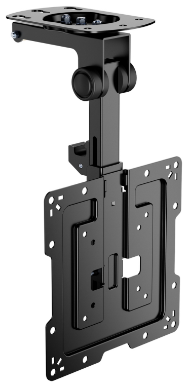 SOPORTE DE TECHO AISENS GIRATORIO PLEGABLE PARA MONITORTV 20KG DE 19-43 NEGRO