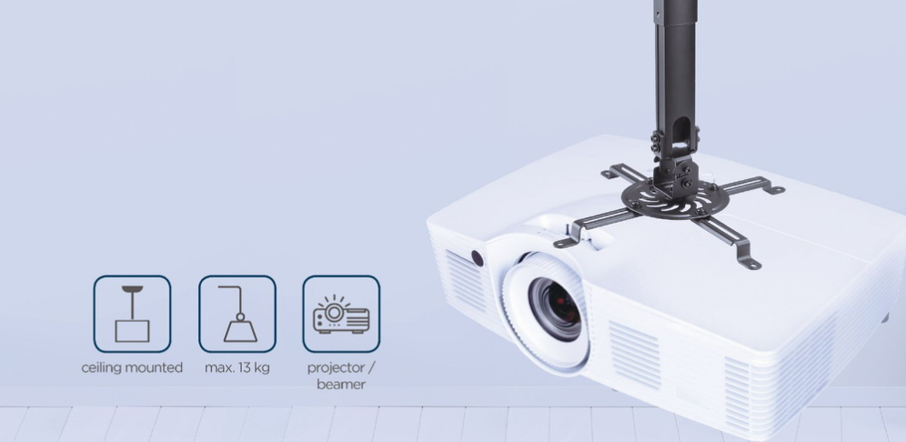 SOPORTE DE TECHO GEMBIRD AJUSTABLE PARA PROYECTOR - detalle