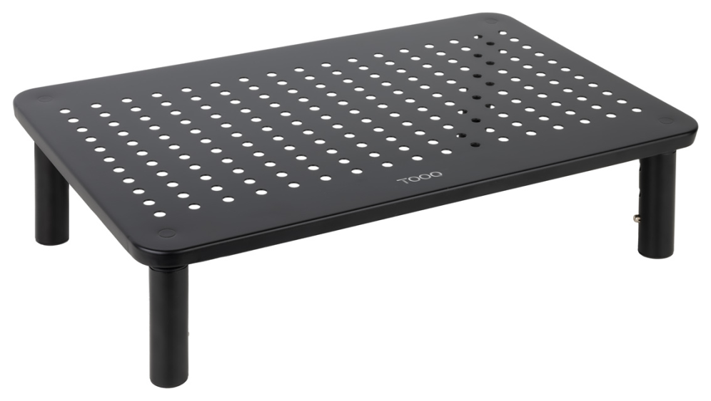 SOPORTE ELEVADOR PARA MONITORES NEGRO