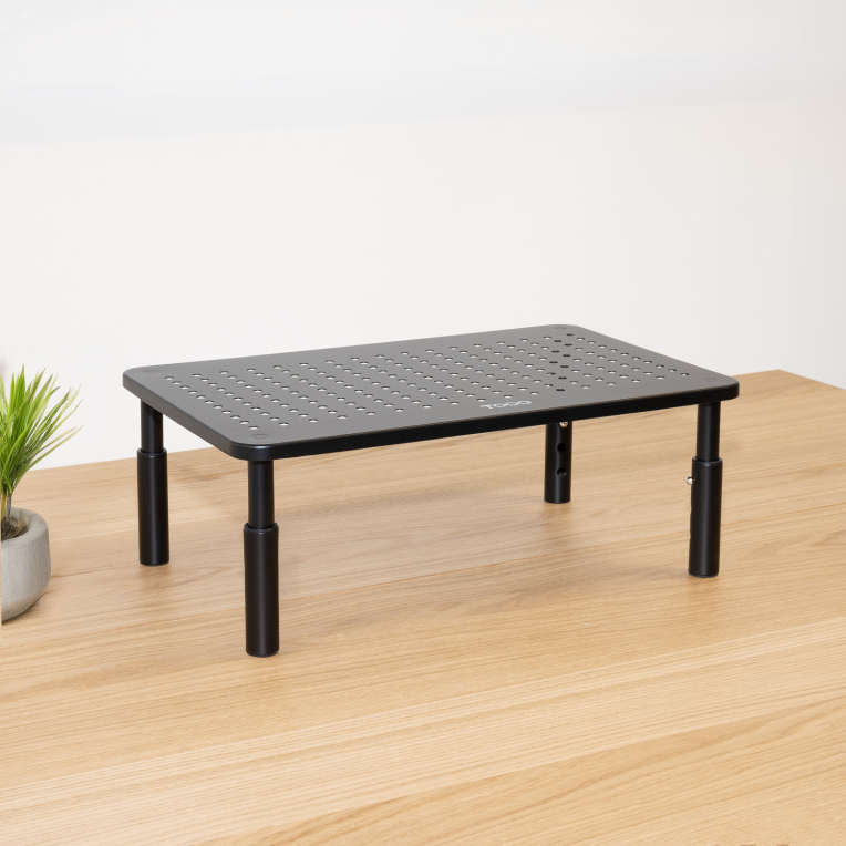 SOPORTE ELEVADOR PARA MONITORES NEGRO - detalle