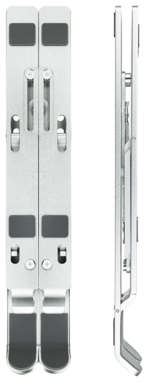 SOPORTE ELEVADOR PORTATIL/TABLET/LIBRO TQLRS0033-AL 11"-15" PLATA - detalle