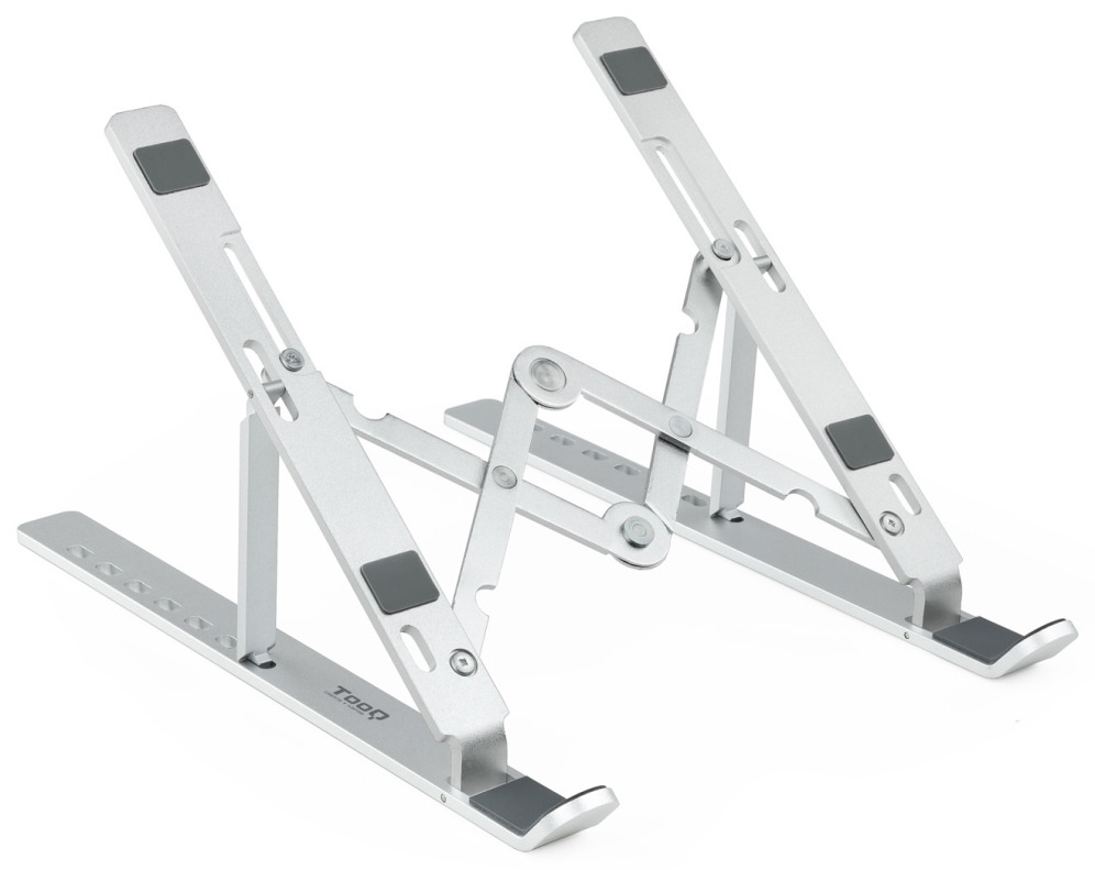 TooQ TQLRS0033-AL soporte para ordenador portátil Soporte para ordenador portátil y tableta Plata 38.1 cm (15")
