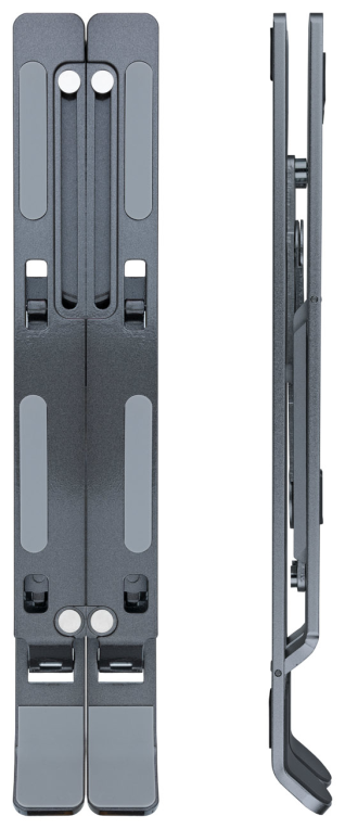 SOPORTE ELEVADOR TOOQ ALUMINIO PLEGABLE PORTATILES GRIS - detalle