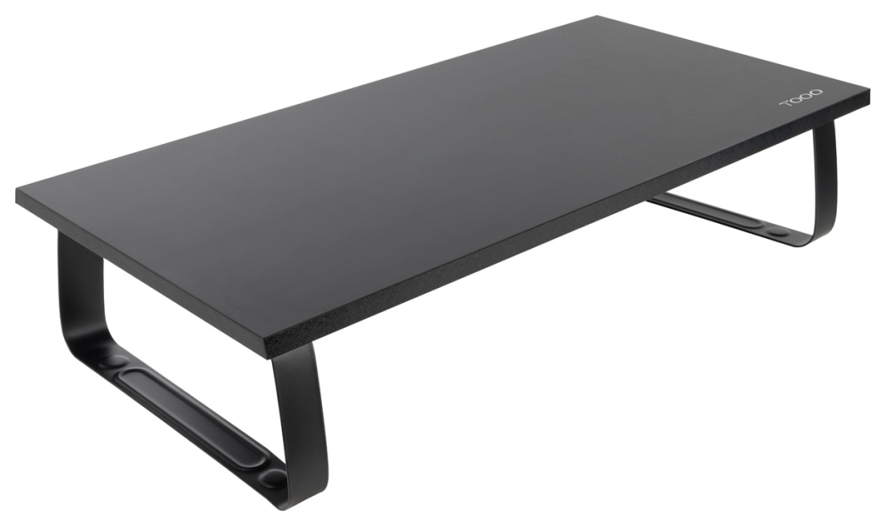 SOPORTE ELEVADOR TOOQ MADERA PARA MONITORES NEGRO