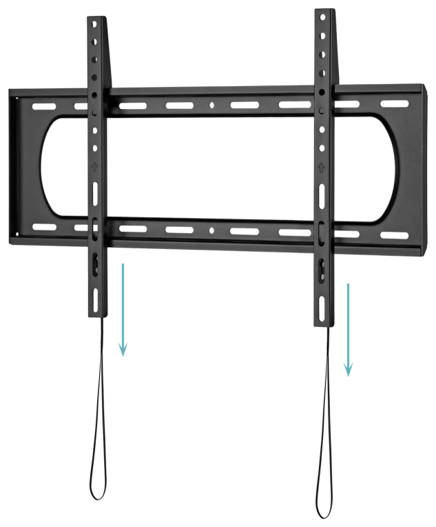 SOPORTE FIJO TOOQ PARED PANTALLAS 37-80 NEGRO - detalle