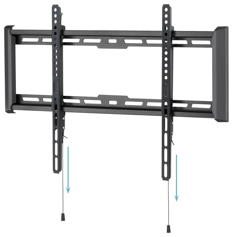 SOPORTE FIJO TOOQ PARED PANTALLAS 37-80 NEGRO - detalle