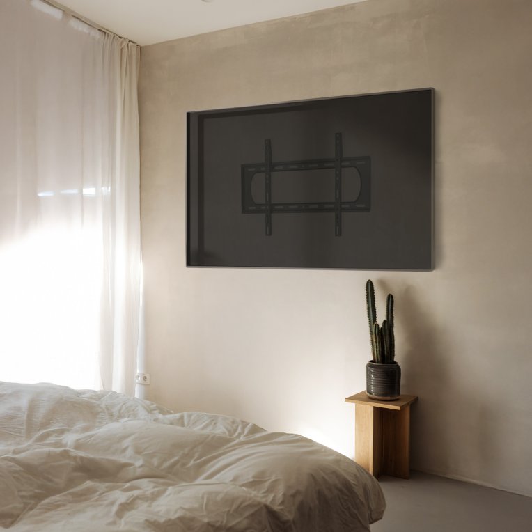 SOPORTE FIJO TOOQ PARED PANTALLAS 37-80 NEGRO - detalle