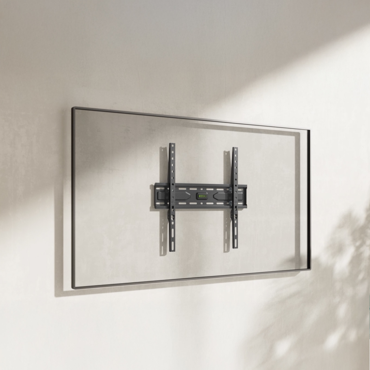 SOPORTE FIJO TOOQ PARED PANTALLAS 37-86 NEGRO - detalle