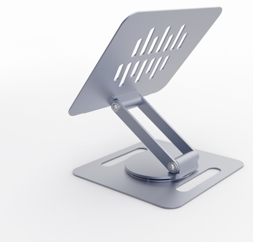 SOPORTE GEMBIRD PORTATIL HASTA 15.6'' ELEVADOR GIRATORIO GRIS - detalle