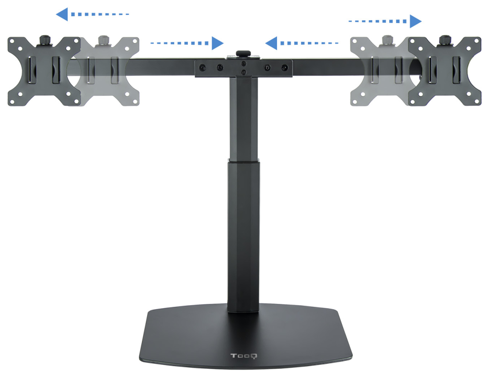 SOPORTE MESA DB1727TN-B GIRA INCLI 2 BRAZOS 17-27, NEGRO - detalle