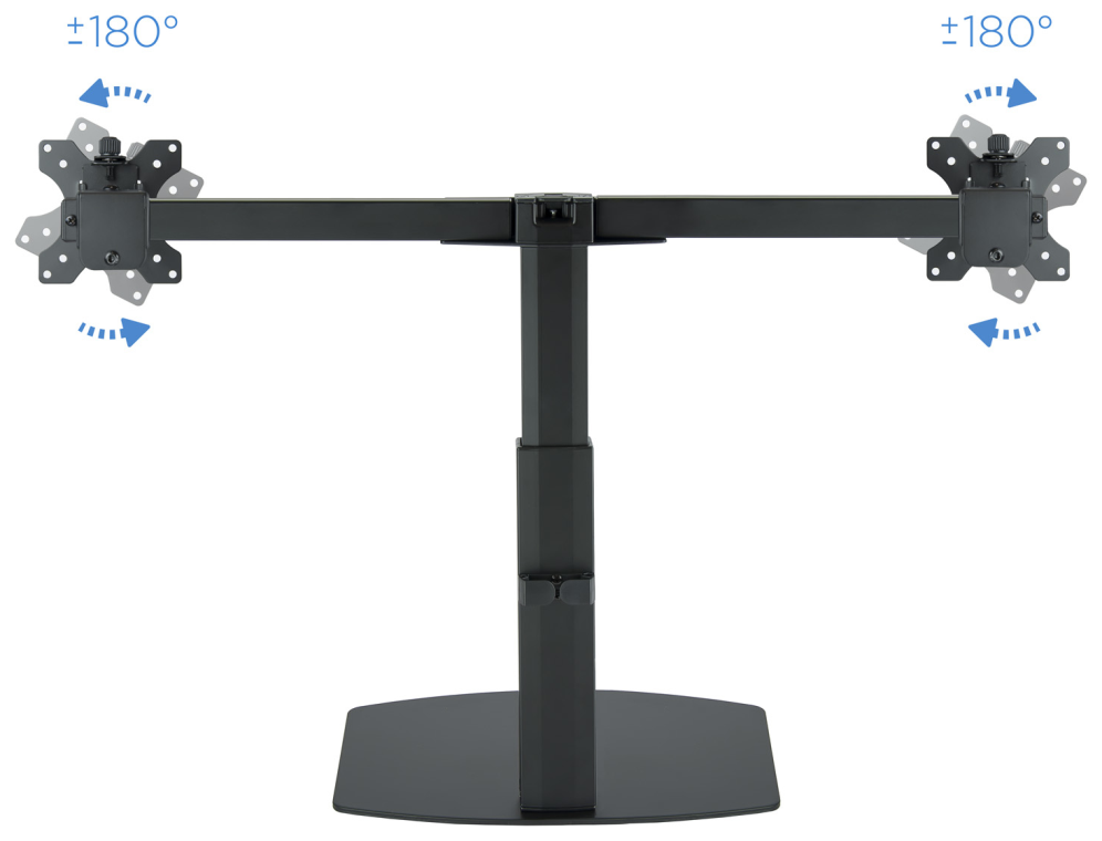 SOPORTE MESA DB1727TN-B GIRA INCLI 2 BRAZOS 17-27, NEGRO - detalle