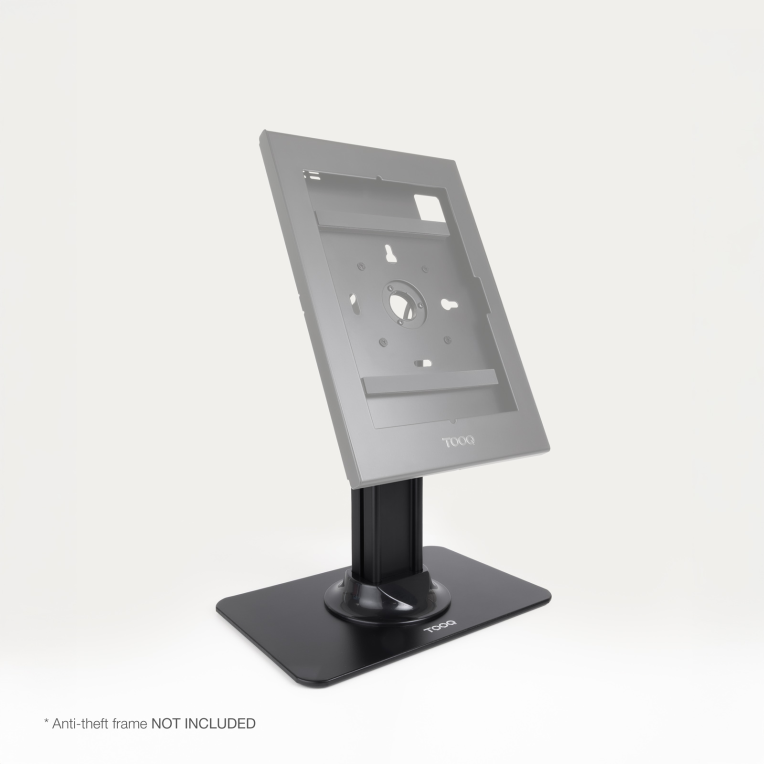 SOPORTE MESA MARCO ANTIRROBO TABLET NEGRO - detalle