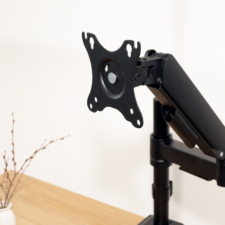 SOPORTE MESA PANT. GIRA INCLI 1 BRAZO 17-32 NEGRO - detalle