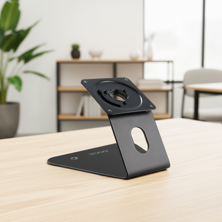 SOPORTE MESA/PARED MARCO ANTIRROBO TABLET NEGRO - detalle