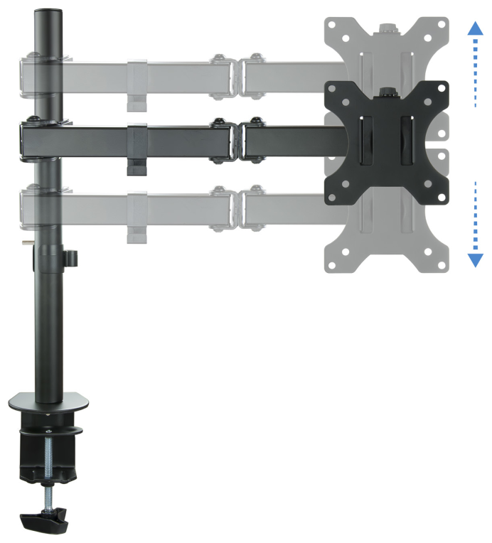 SOPORTE MESA TOOQ 13"-31" VESA 100X100 8KG - detalle