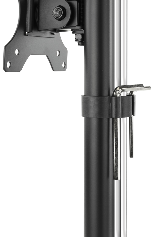 SOPORTE MESA TOOQ DB1127TN-B 17-27" GIRATORIO INCLINABLE NEGRO - detalle