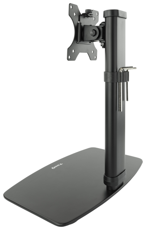 SOPORTE MESA TOOQ DB1127TN-B 17-27" GIRATORIO INCLINABLE NEGRO - detalle