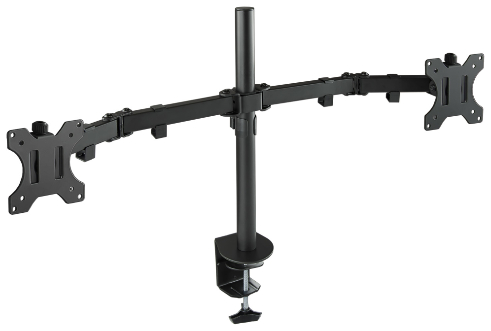 SOPORTE MESA TOOQ DB1232TN-B 2 PANTALLAS 13-32" MAX 8KG POR BRAZO NEGRO