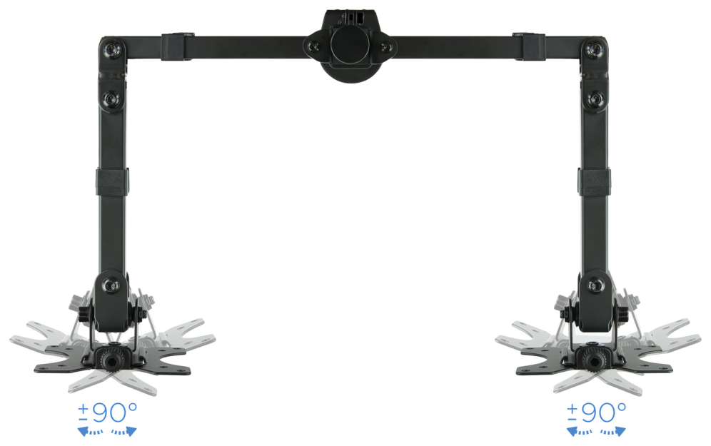 SOPORTE MESA TOOQ DB1232TN-B 2 PANTALLAS 13-32" MAX 8KG POR BRAZO NEGRO - detalle