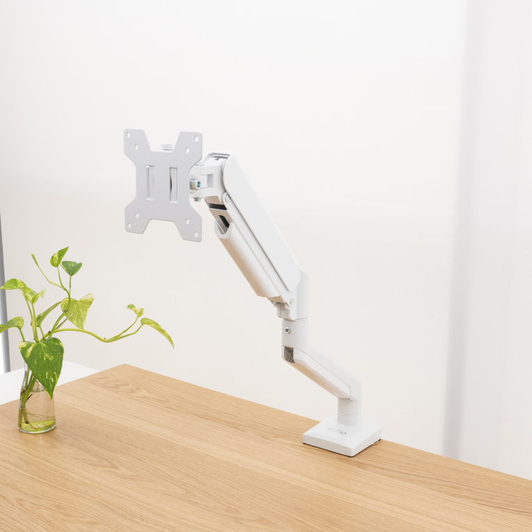 SOPORTE MESA TOOQ PANT. GIRA INCLI 1 BRAZO 13-34 BLANCO - detalle